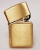 Зажигалка Zippo с покрытием Brushed Brass 204B Золотистая матовая
