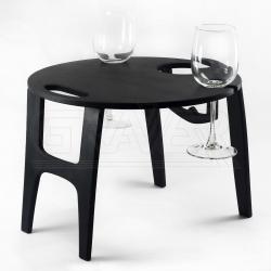 Винный столик, черный, 35х25 см